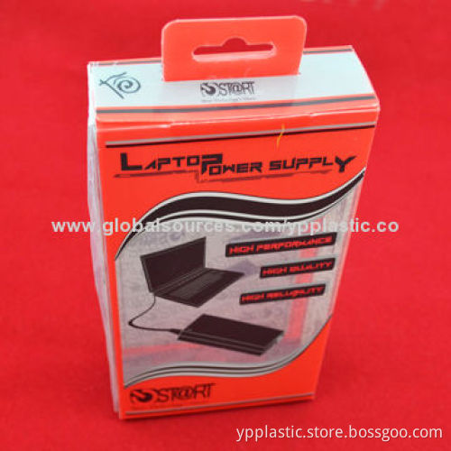 PC Power Supply Printed Plastic Box with Hanger, 0.18-1.0mm Thickness Range